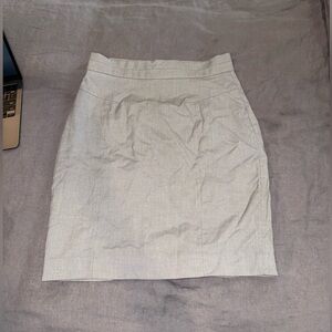 H&M Gray Pencil Skirt Knee-length Work